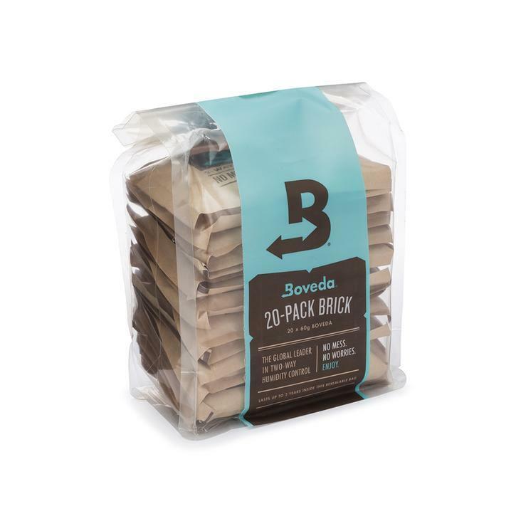 Boveda 69% RH 2-Way Humidity Control - Protects & Restores - Size 60 - 20 Count