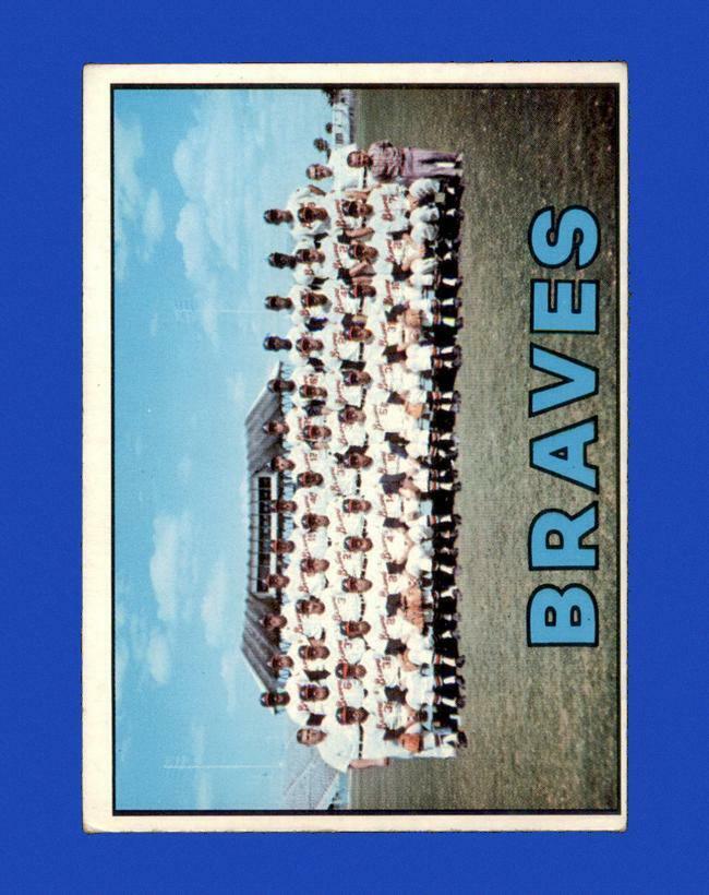 1967 Topps Set Break #477 Braves Team VG-VGEX *GMCARDS*