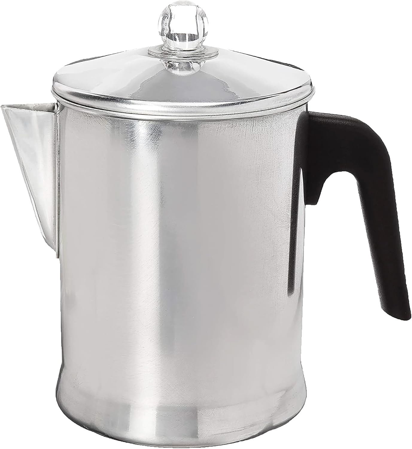 Heavy Duty Stove Top Percolator Coffee Pot Maker Aluminum 9-Cup