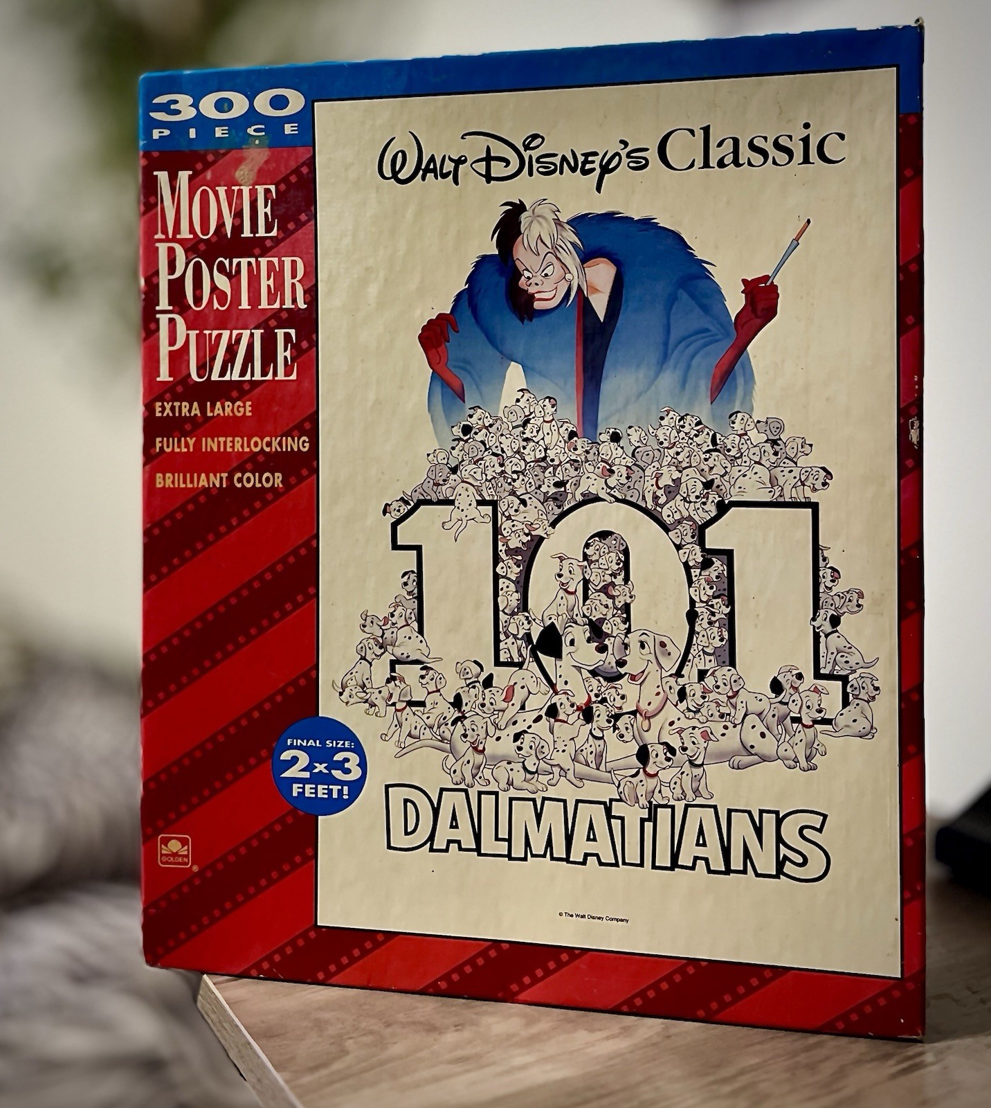 Vintage Walt Disney Jigsaw Movie Poster Puzzle 101 Dalmations 300 Pieces XL NIB Vintage Walt Disney Jigsaw Movie Poster Puzzle 101 Dalmations 300 Pieces XL NIB