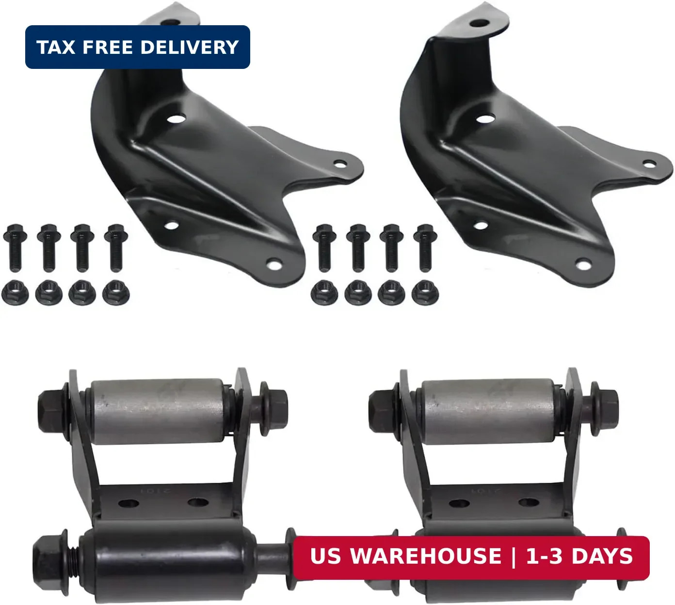 Rearward Leaf Spring Shackle Bracket LH & RH for 1986-1996 Ford F150 for 1992-20 Rearward Leaf Spring Shackle Bracket LH & RH for 1986-1996 Ford F150 for 1992-20