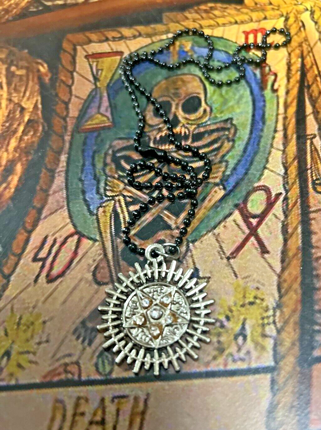 Real Aghori Made Kali Ashta Siddhi Necklace - Obtain 8 Occult Psychic Powers si