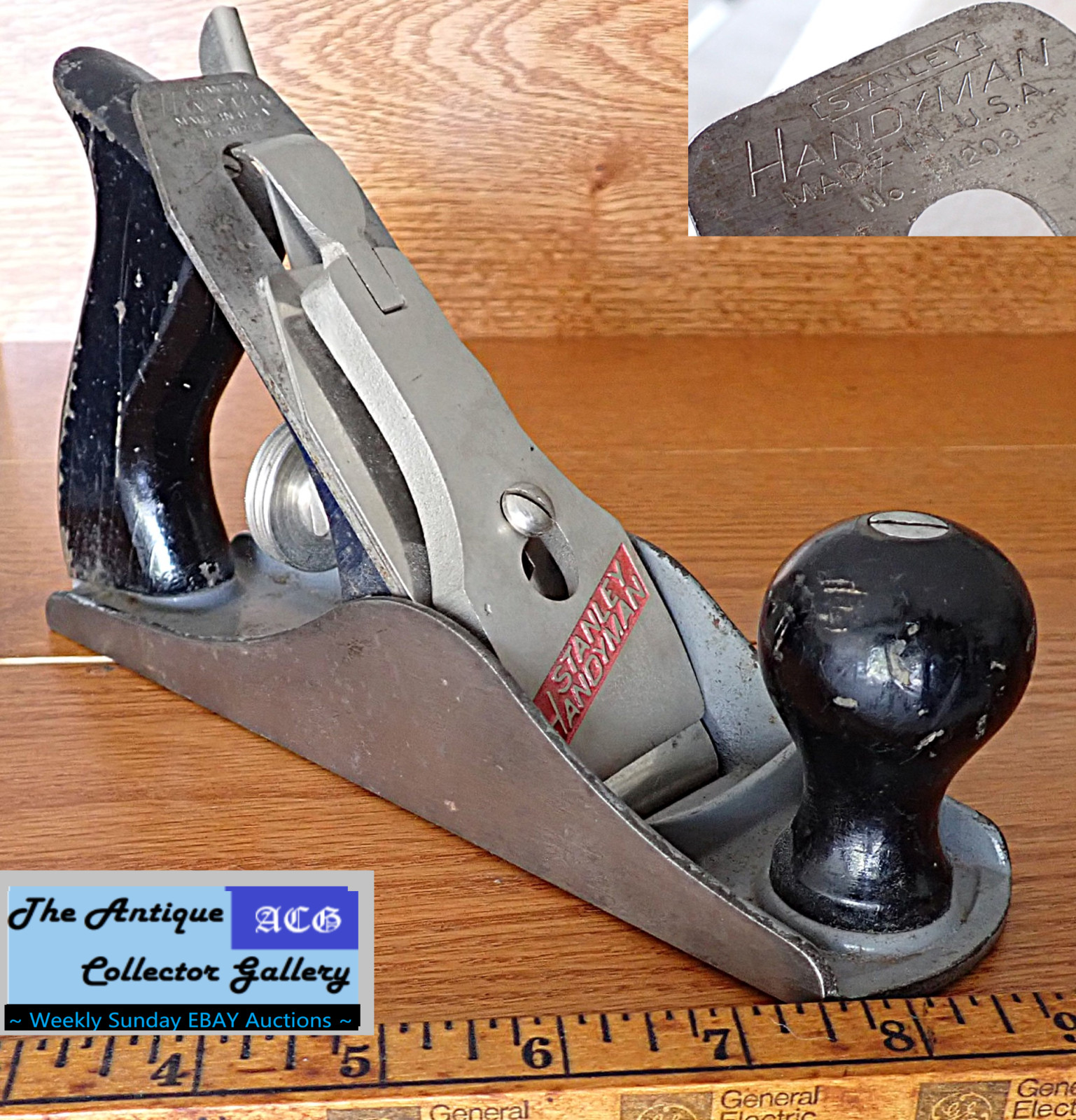 Vintage⌛Stanley Handyman H1203 Carpenters Woodworking Plane 🪙1957 to 1973 🪙 Vintage⌛Stanley Handyman H1203 Carpenters Woodworking Plane 🪙1957 to 1973 🪙