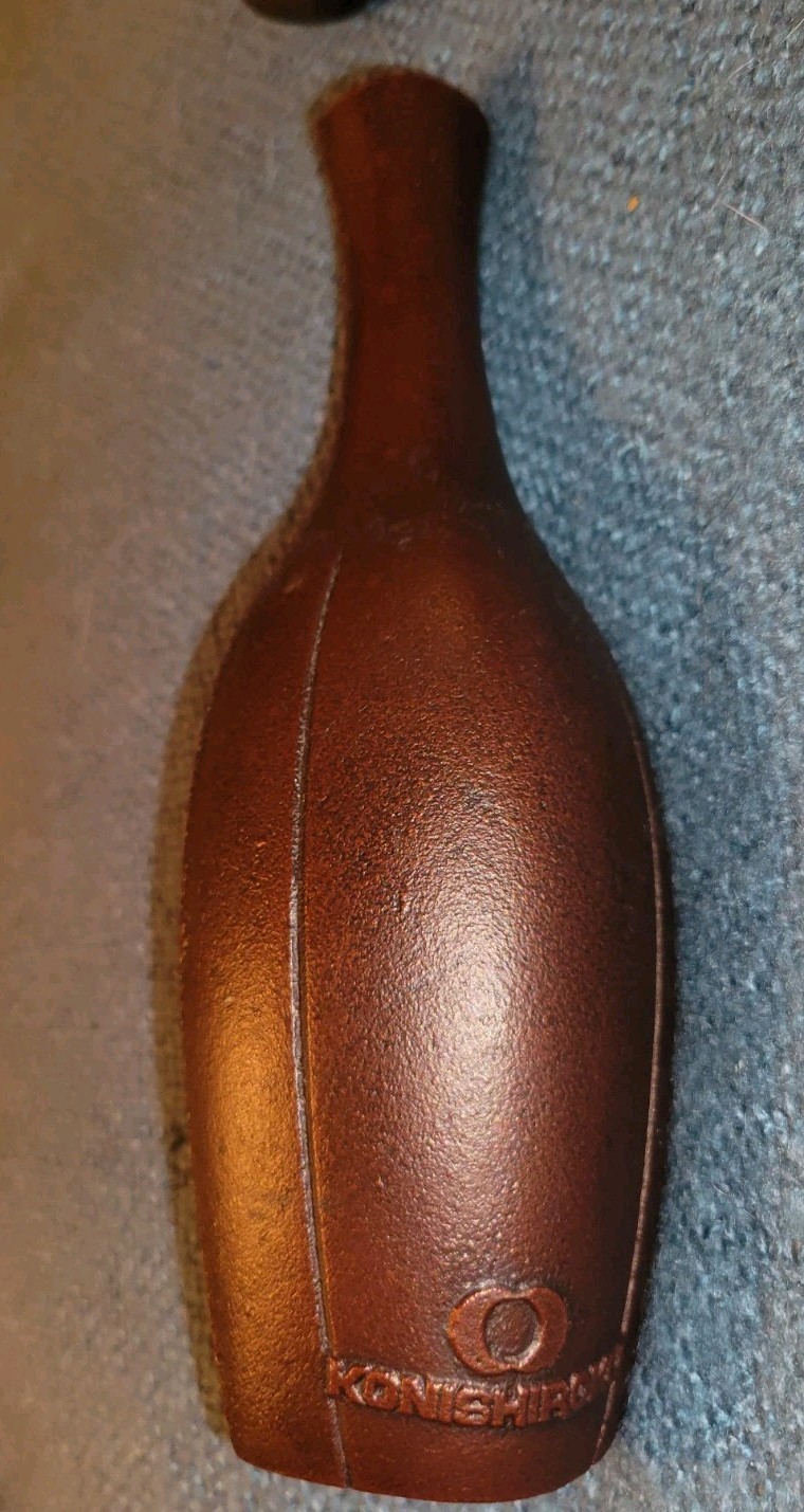 Rare Vintage Konishiroku Cast Iron Corporate Promotional Bottle / Paperweight Rare Vintage Konishiroku Cast Iron Corporate Promotional Bottle / Paperweight