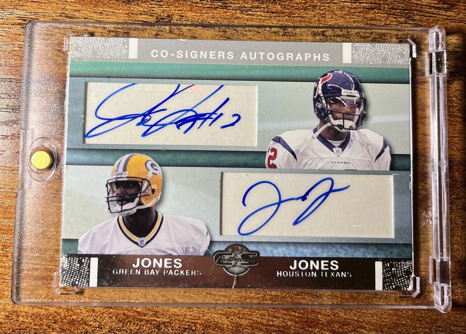 2007 topps NFL- James jones and Jacoby jones rookie card superbowl champs, SSP🔥