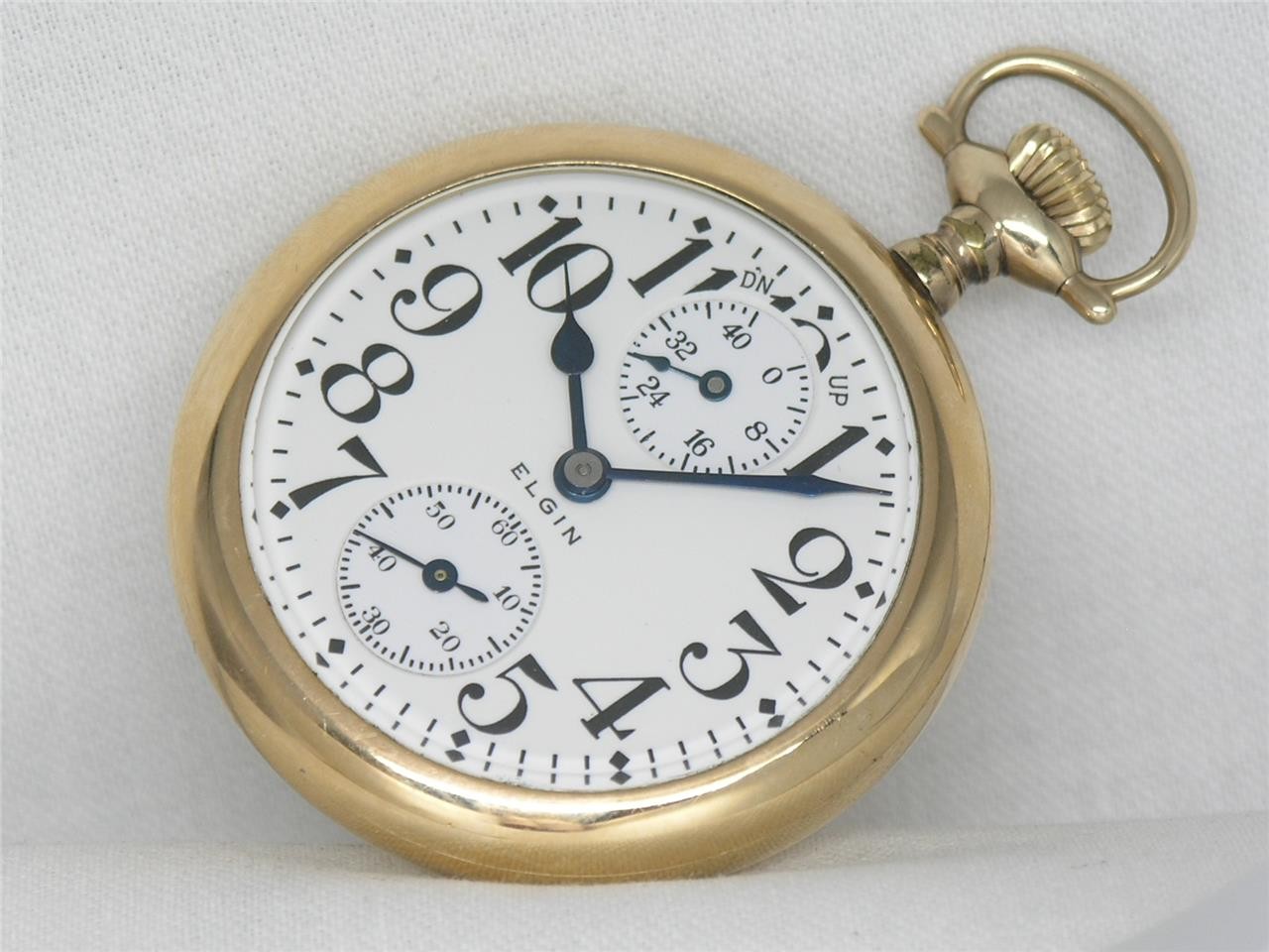 RARE 23 JEWEL 16S ELGIN VERITAS WIND INDICATOR WATCH, FACTORY CASED, SERVICED RARE 23 JEWEL 16S ELGIN VERITAS WIND INDICATOR WATCH, FACTORY CASED, SERVICED