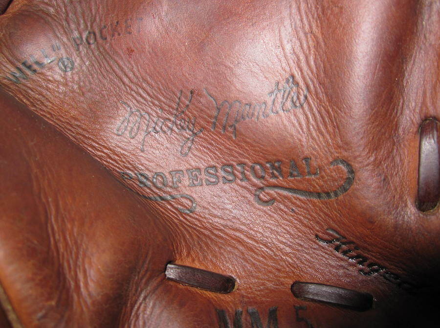 Vintage USA Rawlings Mickey Mantle MM5 Professional Baseball Glove-1964