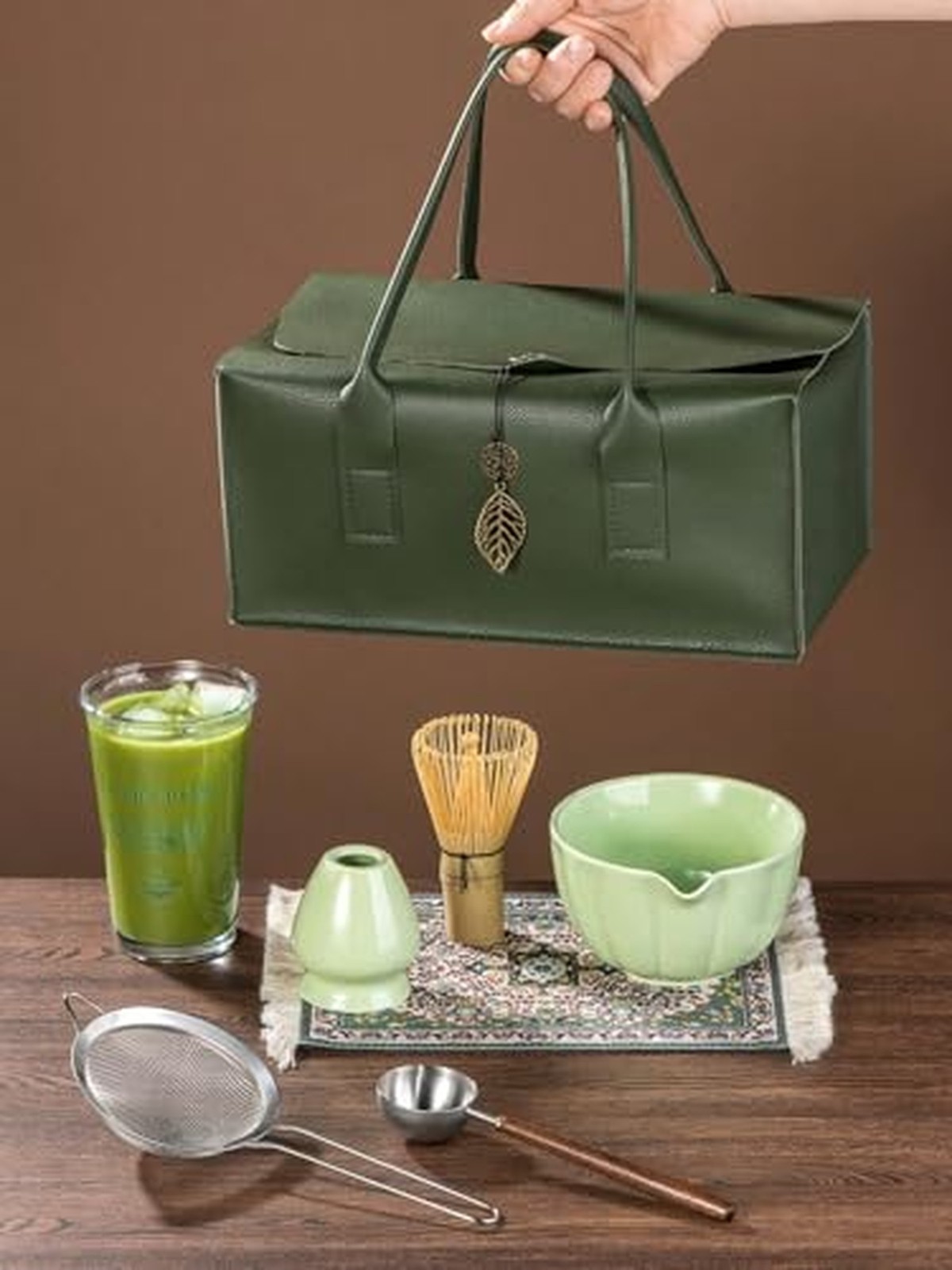 Matcha Whisk Set – Premium 7-Piece Traditional Matcha Set with Bamboo Whis