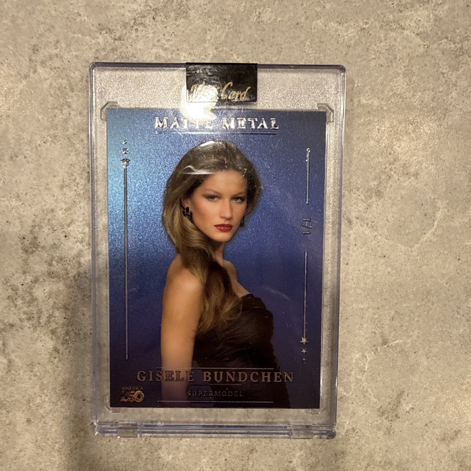 2026 Wild Card Matte Metal Gisele Bundchen Super Model 1/1 National Exclusive