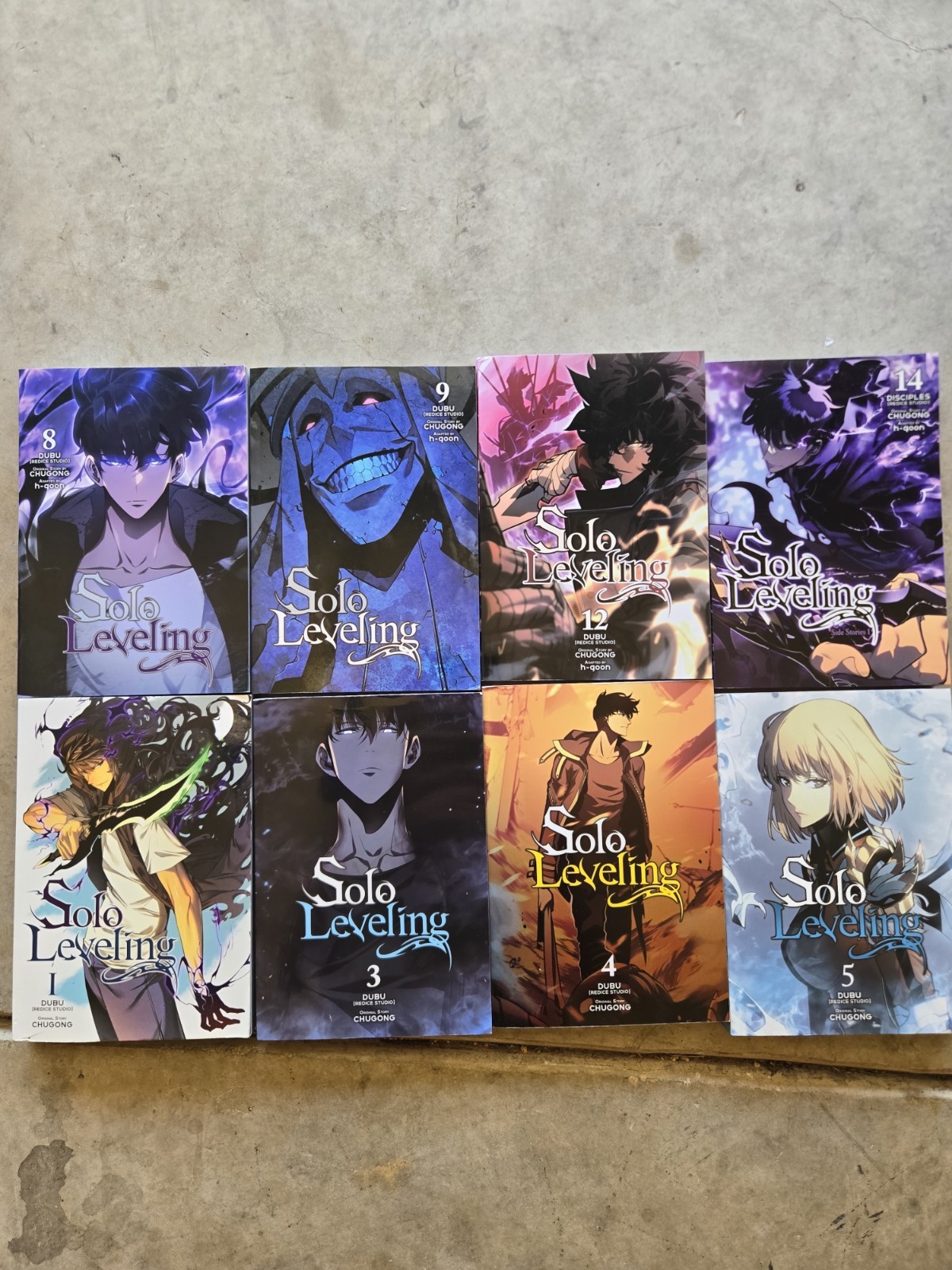 Solo Leveling Lot Vol. (1,3,4 5,8,9,12,14) - Graphic Novel Manga Solo Leveling Lot Vol. (1,3,4 5,8,9,12,14) - Graphic Novel Manga