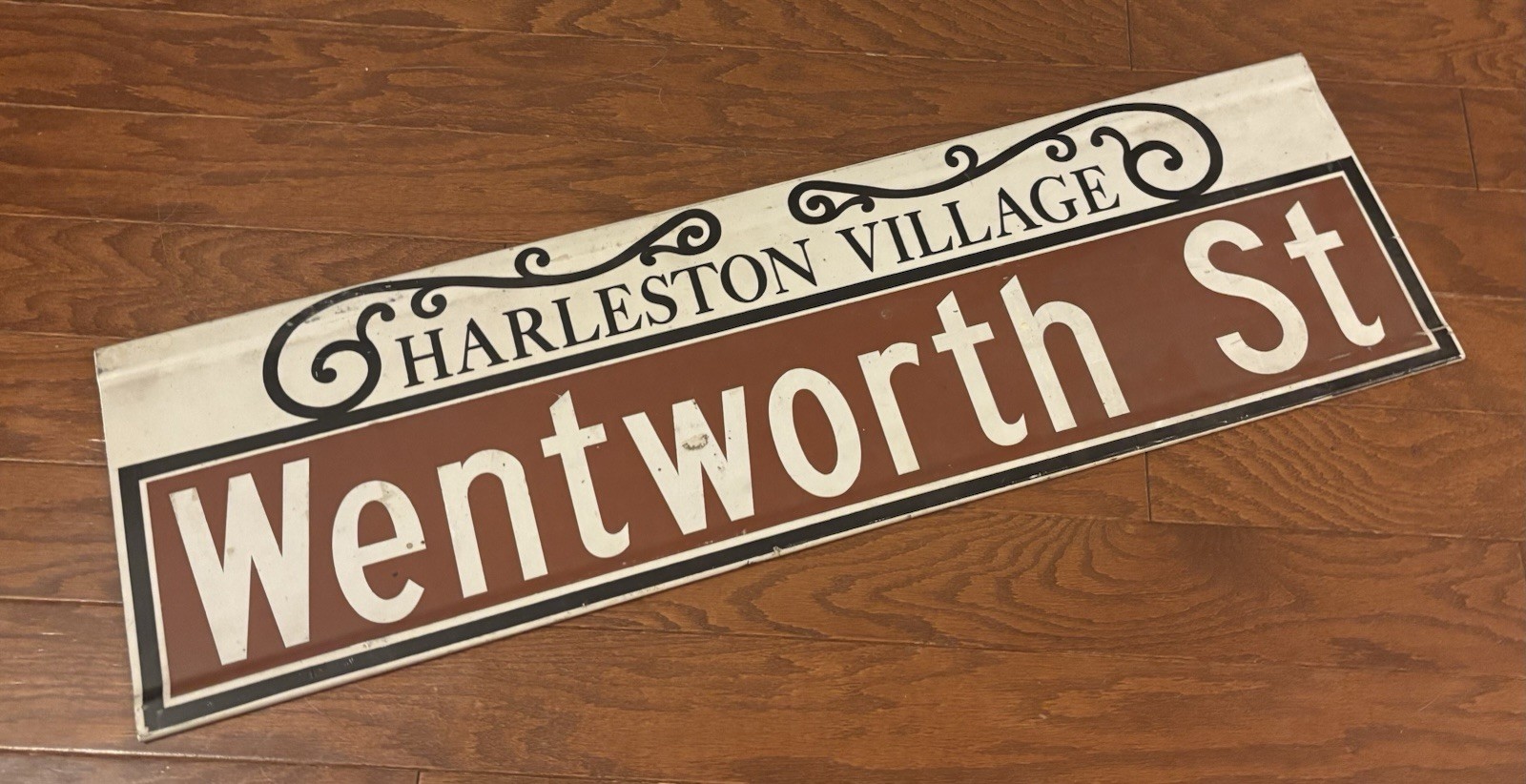 Retired Historic Harleston Village Wentworth Street Sign Charleston SC Rare Retired Historic Harleston Village Wentworth Street Sign Charleston SC Rare