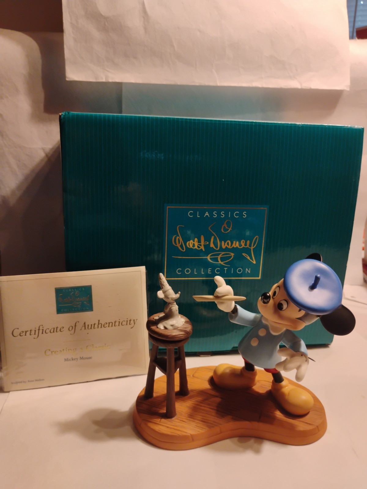 Walt Disney Classics Collection Mickey Mouse Creating a Classic New In Box Walt Disney Classics Collection Mickey Mouse Creating a Classic New In Box
