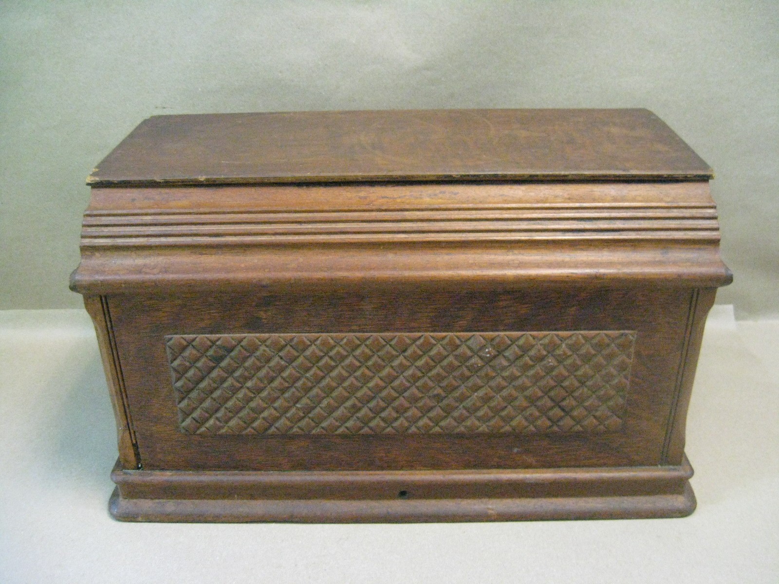 Antique 1892 Singer VS 27 Treadle Sewing Machine Parts Coffin Top Antique 1892 Singer VS 27 Treadle Sewing Machine Parts Coffin Top