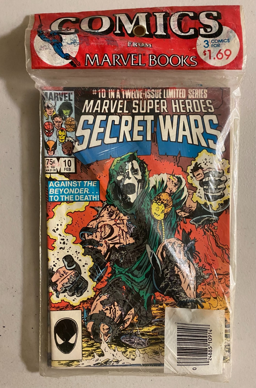 Marvel Super Heroes Secret Wars lot #10, 11, 12 polybagged 3 diff (1985) Marvel Super Heroes Secret Wars lot #10, 11, 12 polybagged 3 diff (1985)
