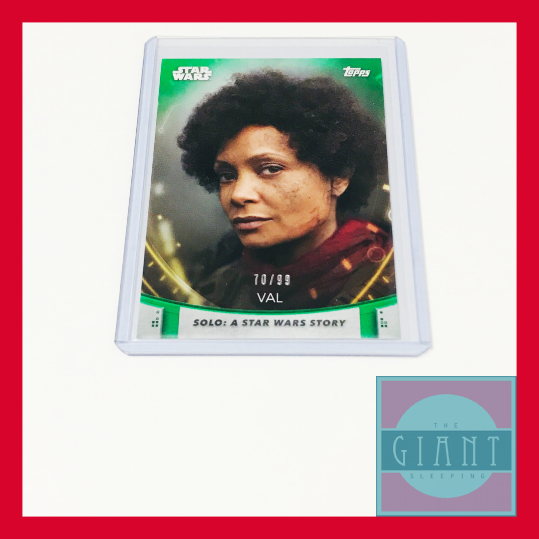 2020 Topps Women of Star Wars Green Parallel Val /99