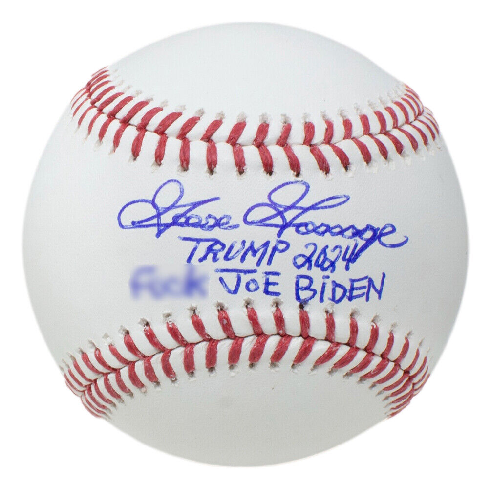 Goose Gossage Signed MLB Baseball Tump 2024 F Joe Biden Inscriptions JSA