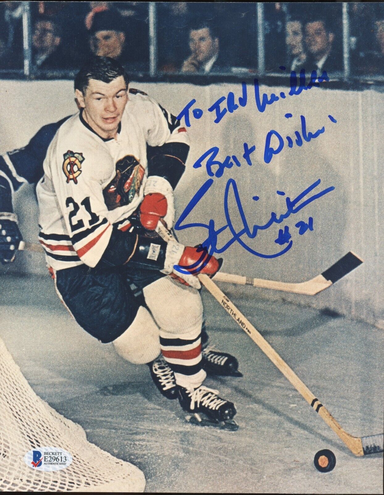 Stan Mikita d2018 signed autograph auto 8x10 Photo Hockey NHL BAS Certified