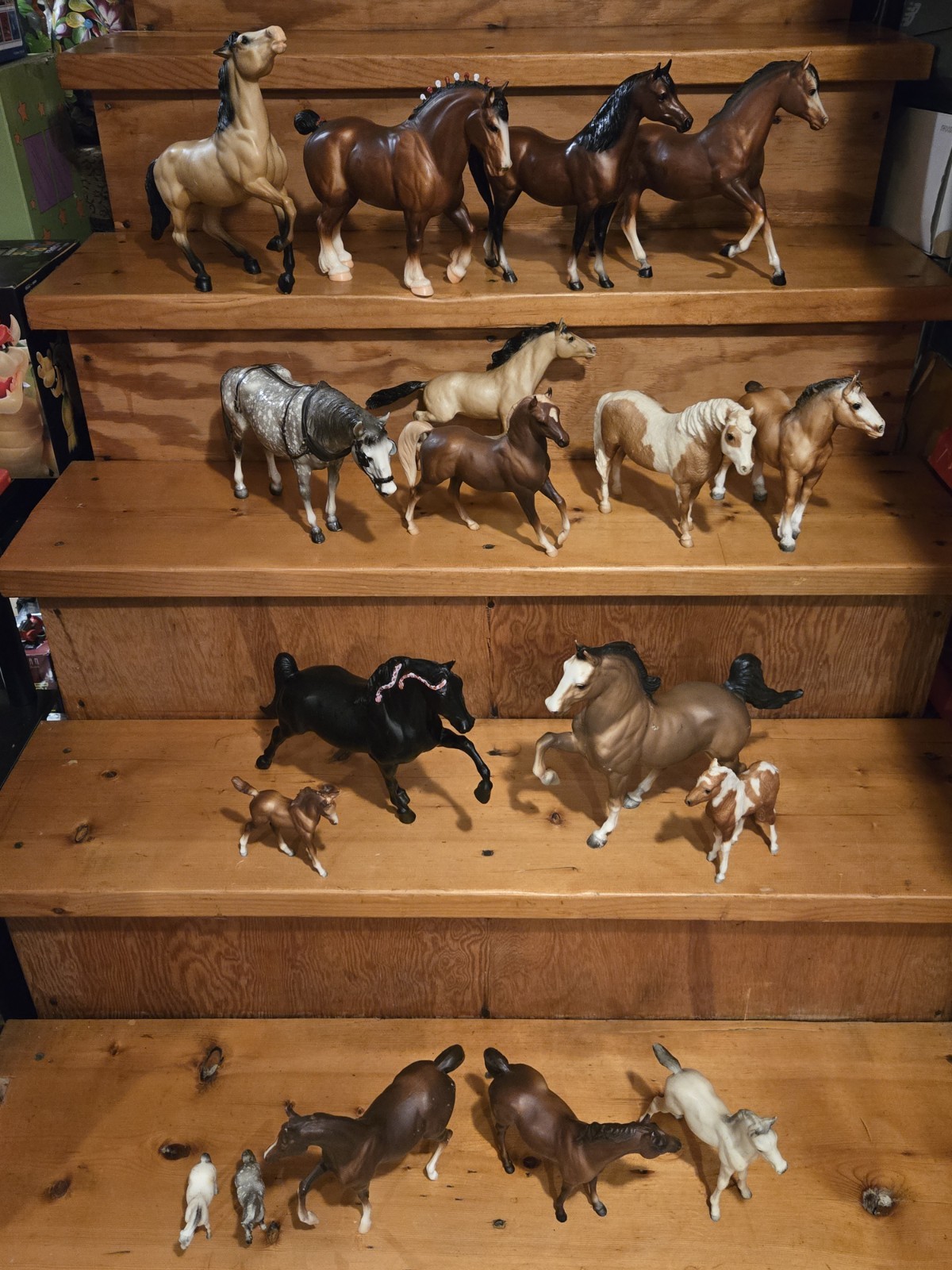 Vintage Breyer Horses Collectible Figures Full Size Lot Of 18 Mixed Horses Vintage Breyer Horses Collectible Figures Full Size Lot Of 18 Mixed Horses