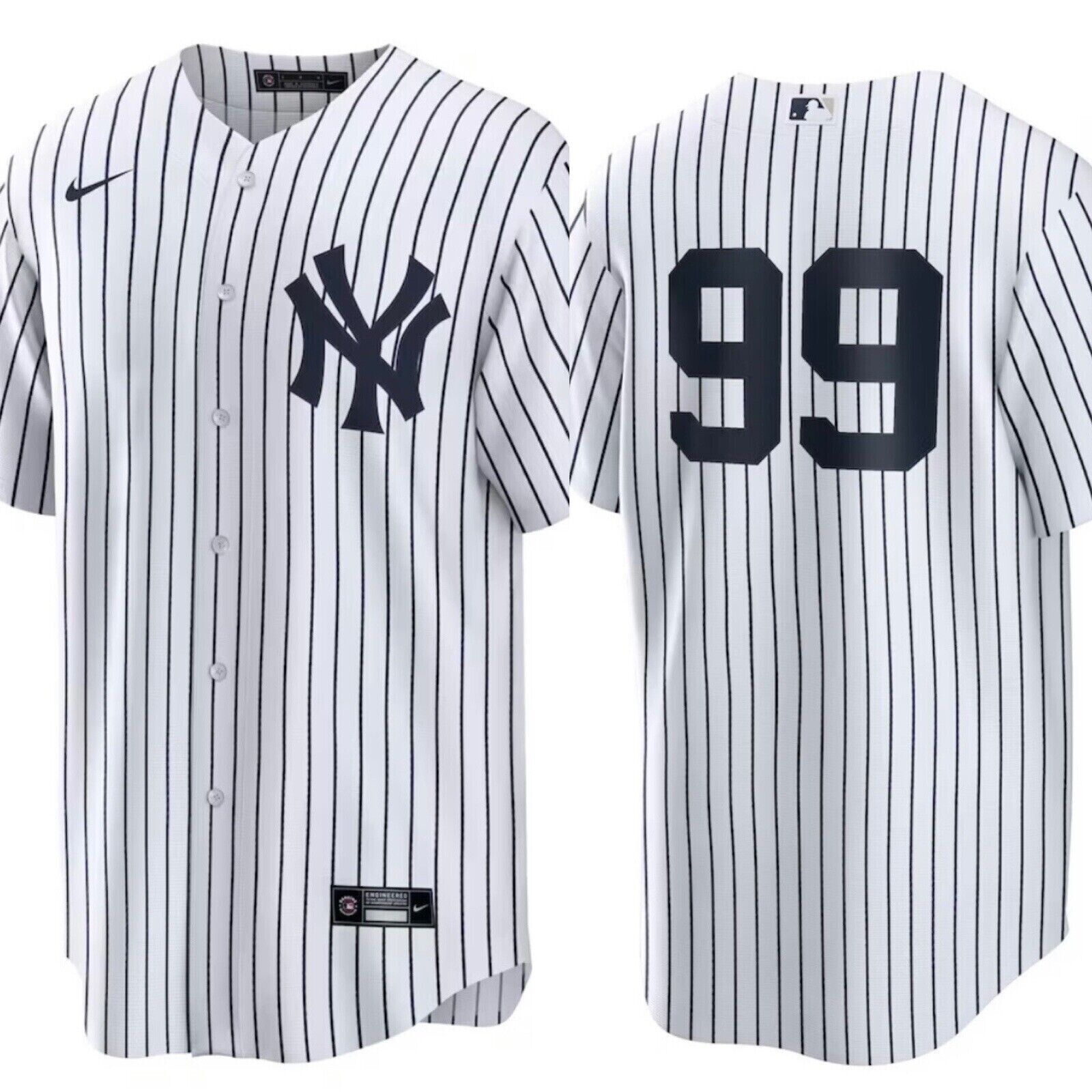 New York Yankees Aaron Judge #99 Jersey Pinstripes - Adult Small - NWT