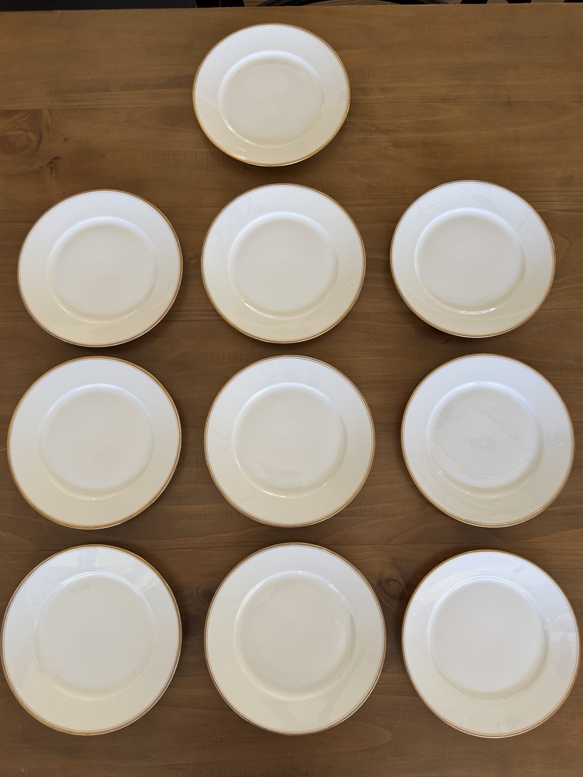 Antique W. Guérin & Co. Limoges Porcelain Dinner Plates Set of 10, c. 1895–1900 Antique W. Guérin & Co. Limoges Porcelain Dinner Plates Set of 10, c. 1895–1900