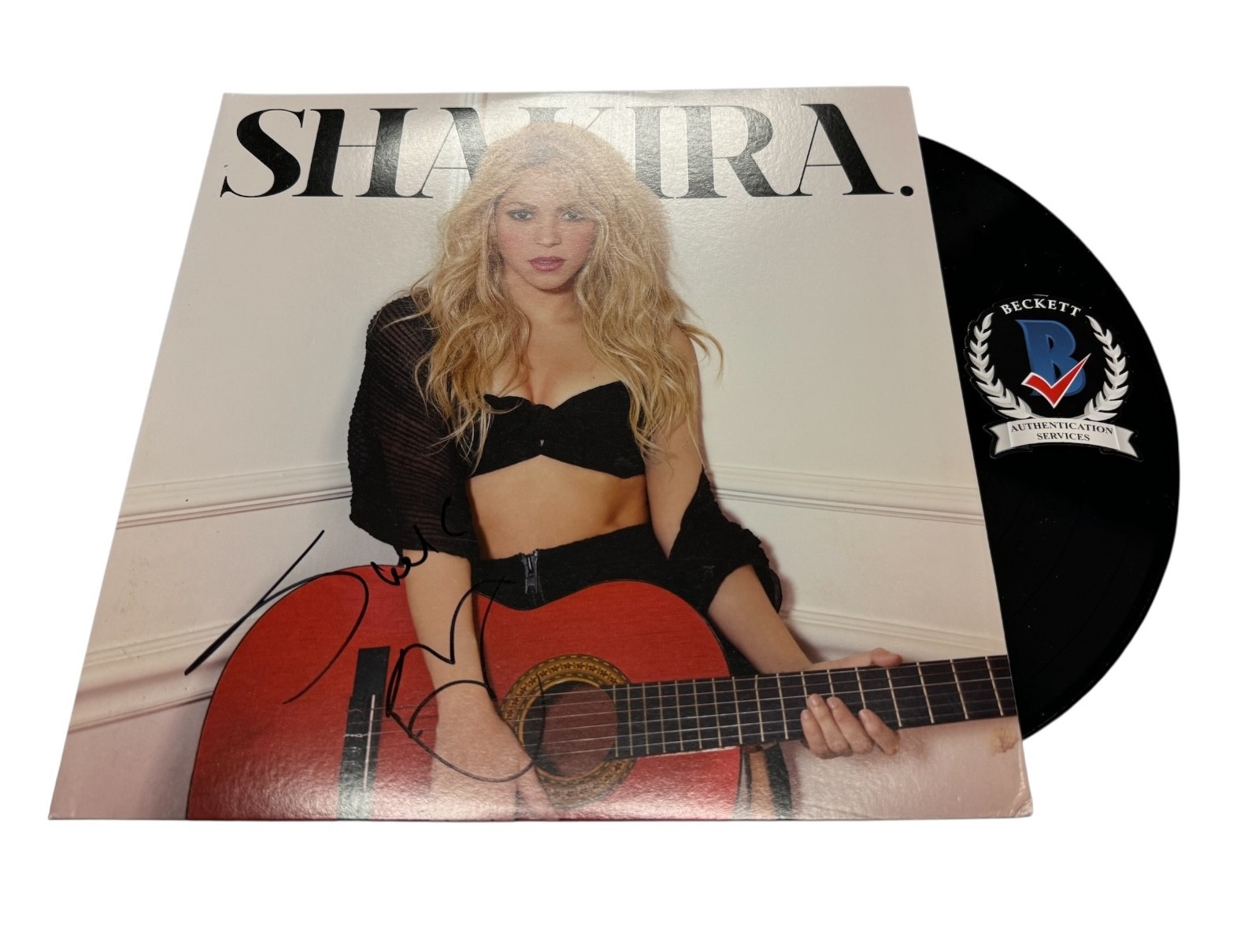 SHAKIRA SIGNED AUTOGRAPH ALBUM LP VINYL BAS BECKETT SHAKIRA SIGNED AUTOGRAPH ALBUM LP VINYL BAS BECKETT