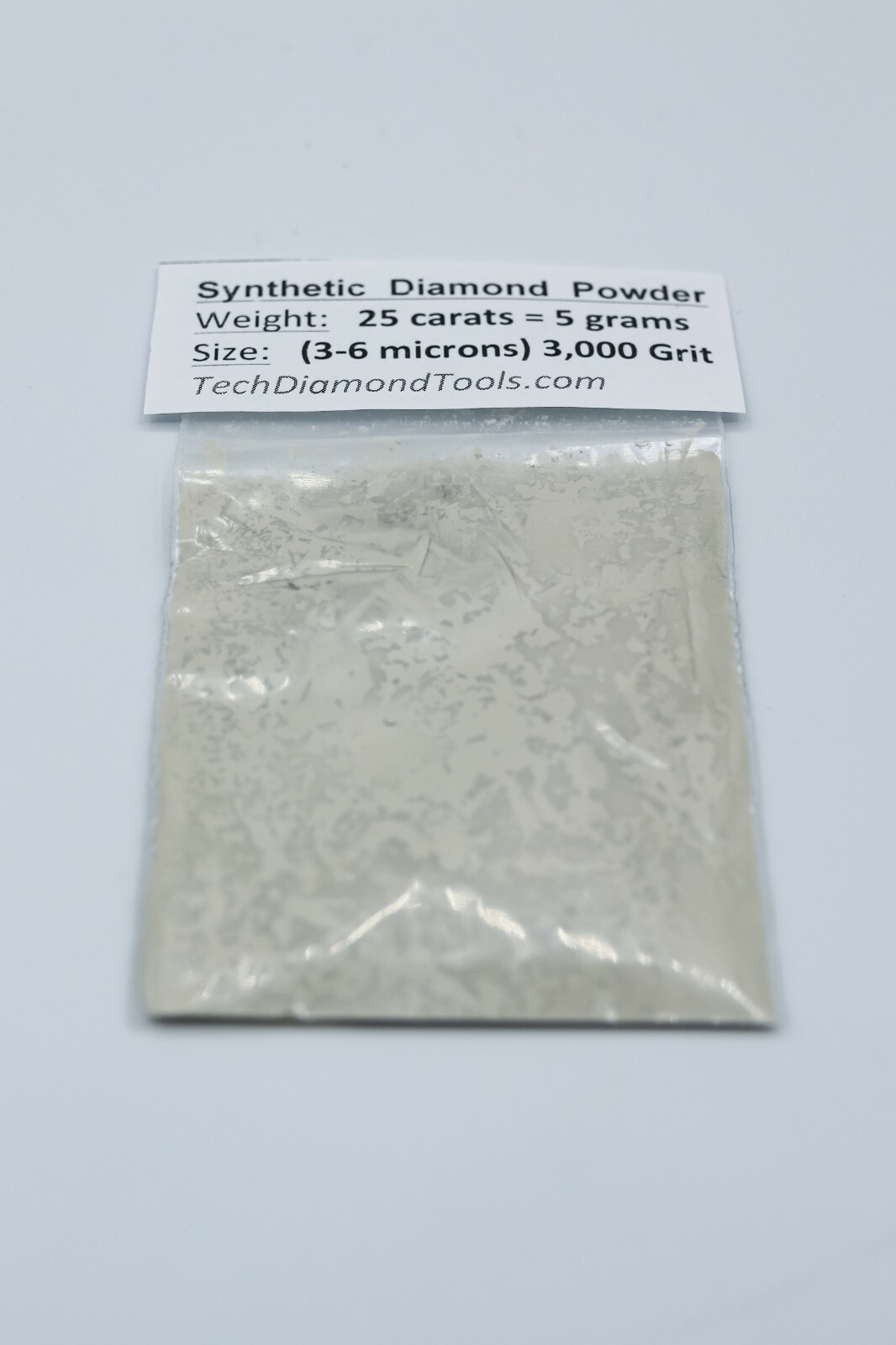 Diamond Micron Powder 3.000 Grit Mesh (3-6 Micron), Weight - 25 Carat = 5 Grams Diamond Micron Powder 3.000 Grit Mesh (3-6 Micron), Weight - 25 Carat = 5 Grams