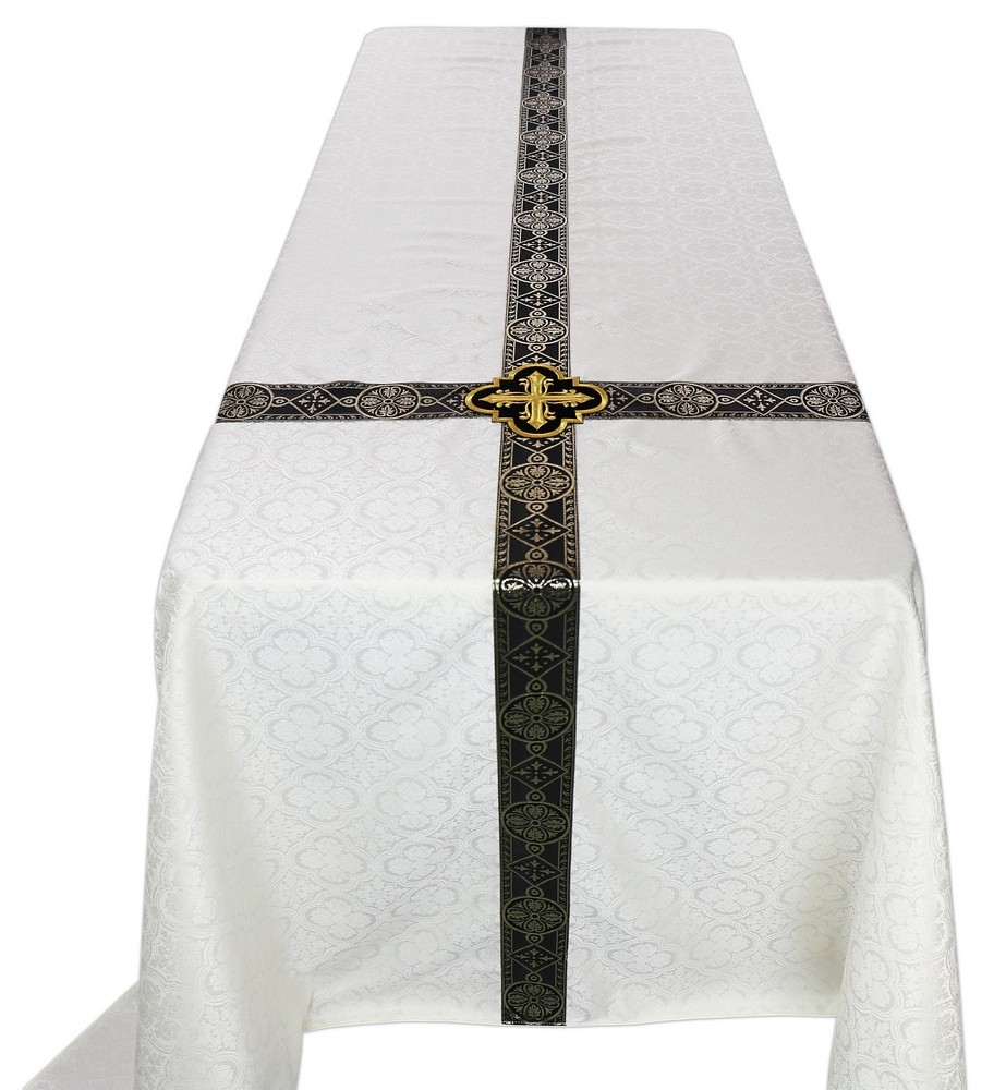 Cream/black Funeral Pall Vestment Velo Mortuorio Crema/negro FU113KCZ25