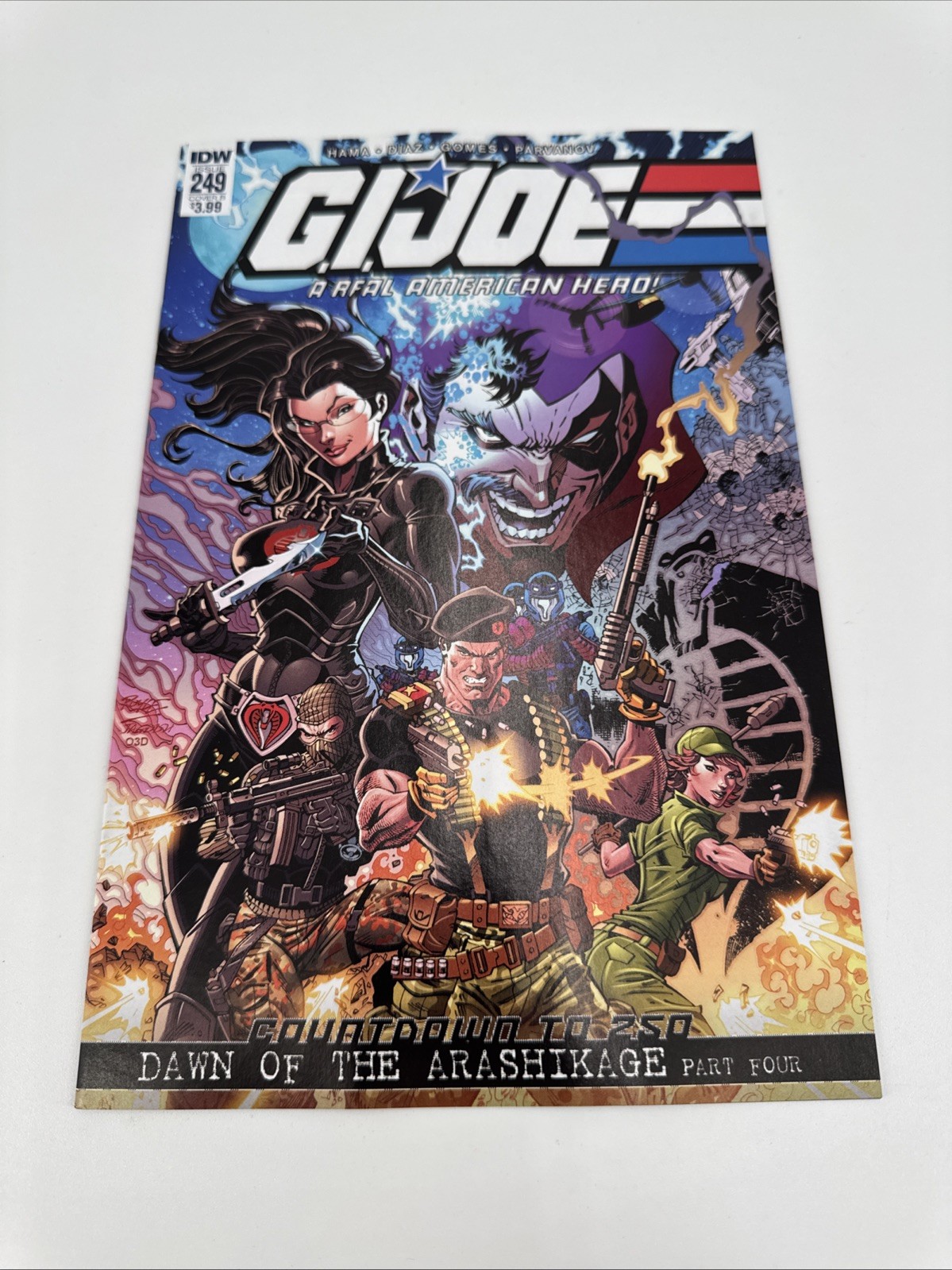 G.I. Joe A Real American Hero #249 2018 Cover B IDW Comics 1st Print G.I. Joe A Real American Hero #249 2018 Cover B IDW Comics 1st Print