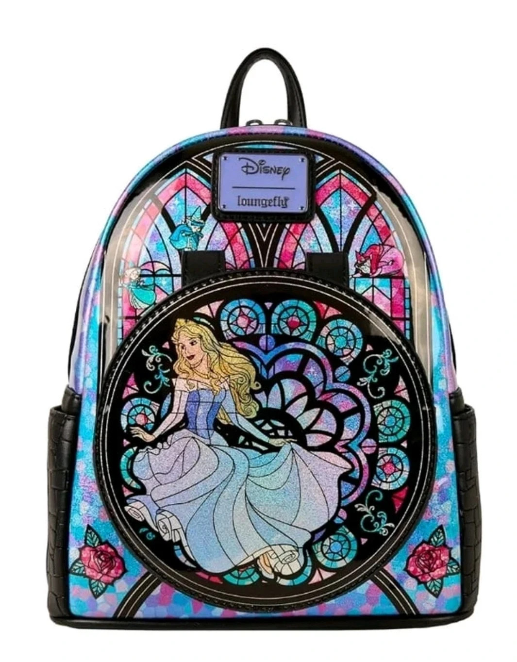 Loungefly Disney Princess Stained Glass Sleeping Beauty Mini Backpack NEW Loungefly Disney Princess Stained Glass Sleeping Beauty Mini Backpack NEW
