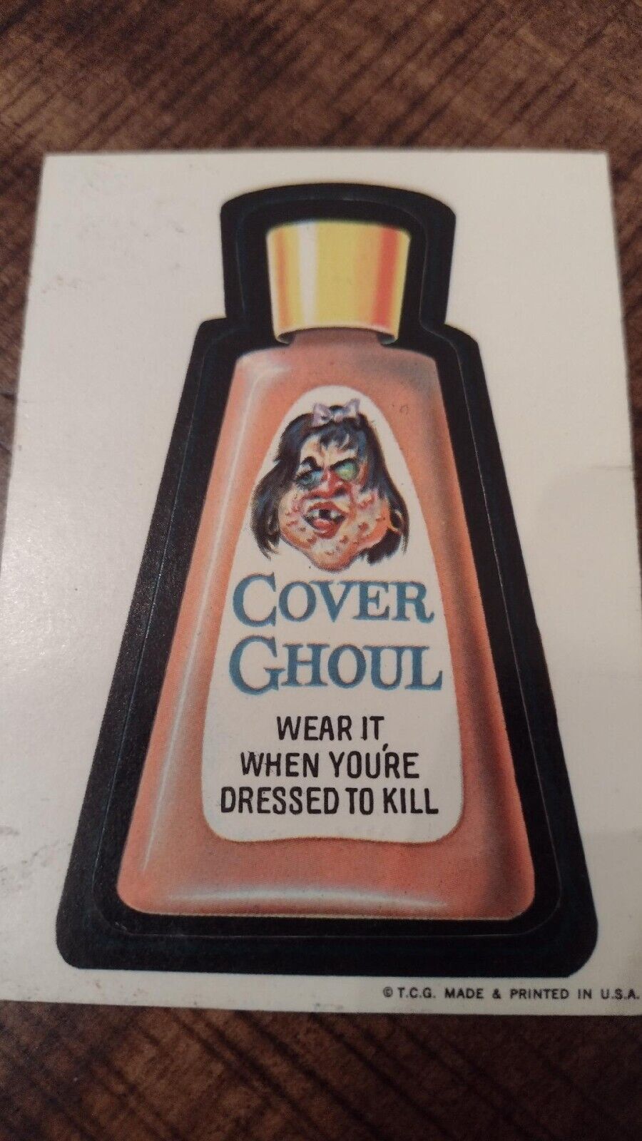 1967 Topps Wacky Packages series 1 Cover Ghoul card # 29
