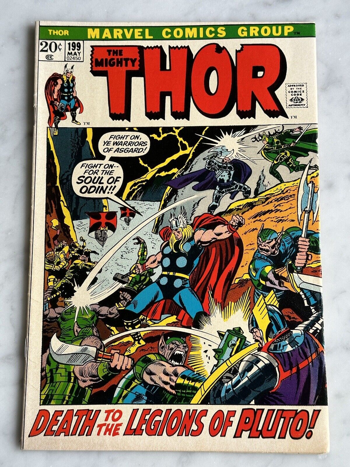 Thor #199 1st Ego-Prime F 6.0 - Buy 3 for  (Marvel, 1972)