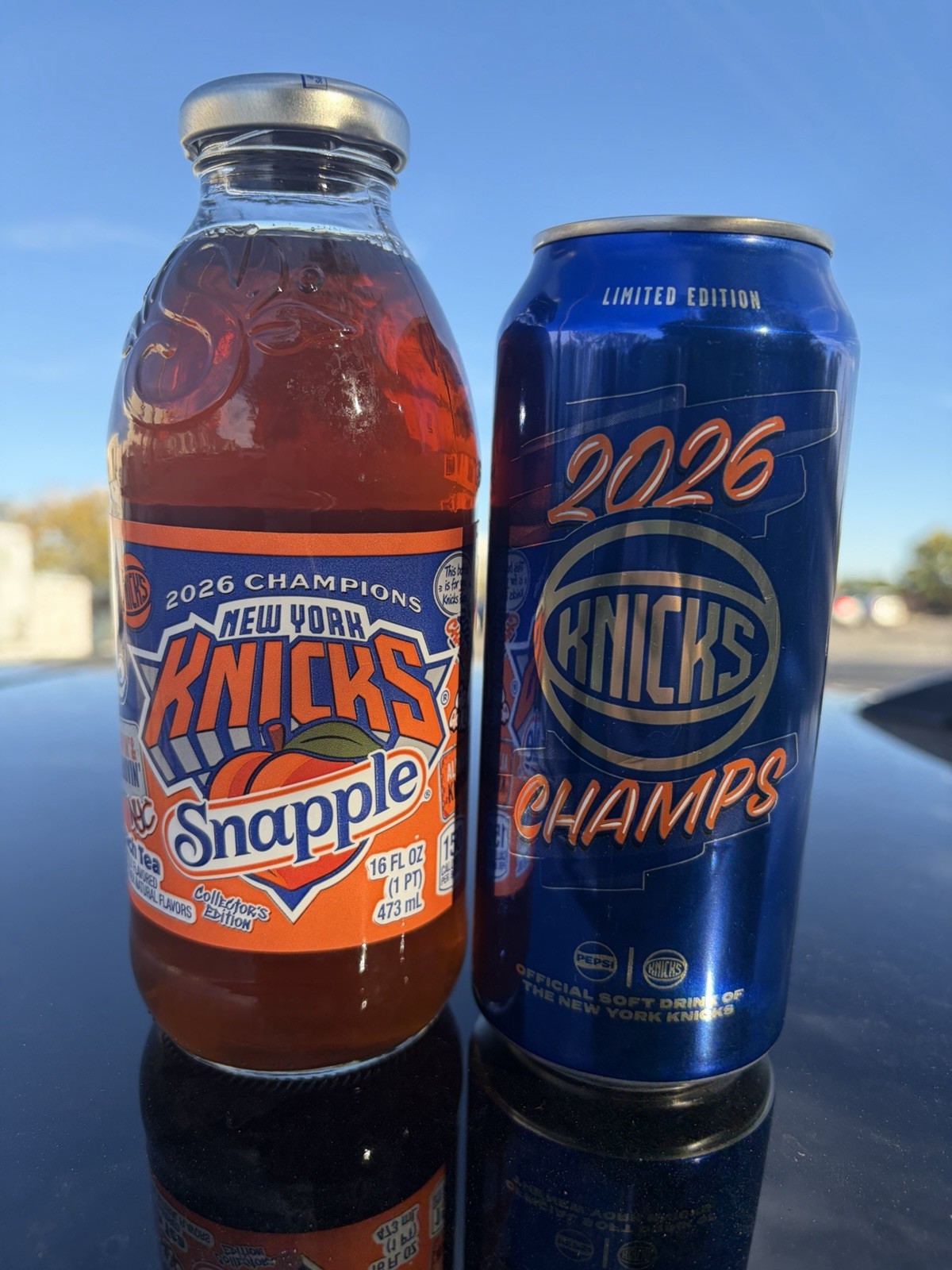 Snapple X New York Knicks X Pepsi Rare COLLECTABLE (GLASS) Snapple X New York Knicks X Pepsi Rare COLLECTABLE (GLASS)