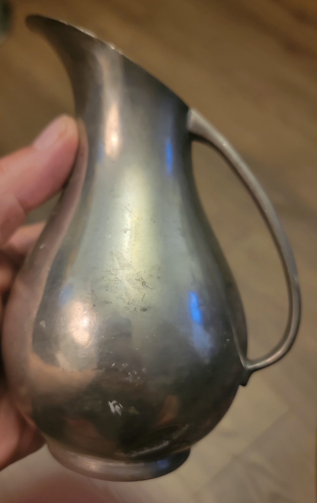 Vintage Metawa Holland Mid-Century Modern Pewter Pitcher 1950s Or 1960s Vintage Metawa Holland Mid-Century Modern Pewter Pitcher 1950s Or 1960s