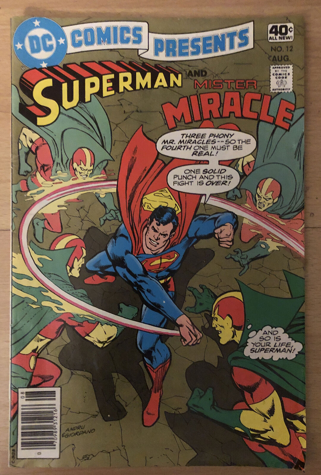 DC Pres. Superman Miracle #12 Ads OJ Simpson Hostess Cards Pete Rose Lamborghini
