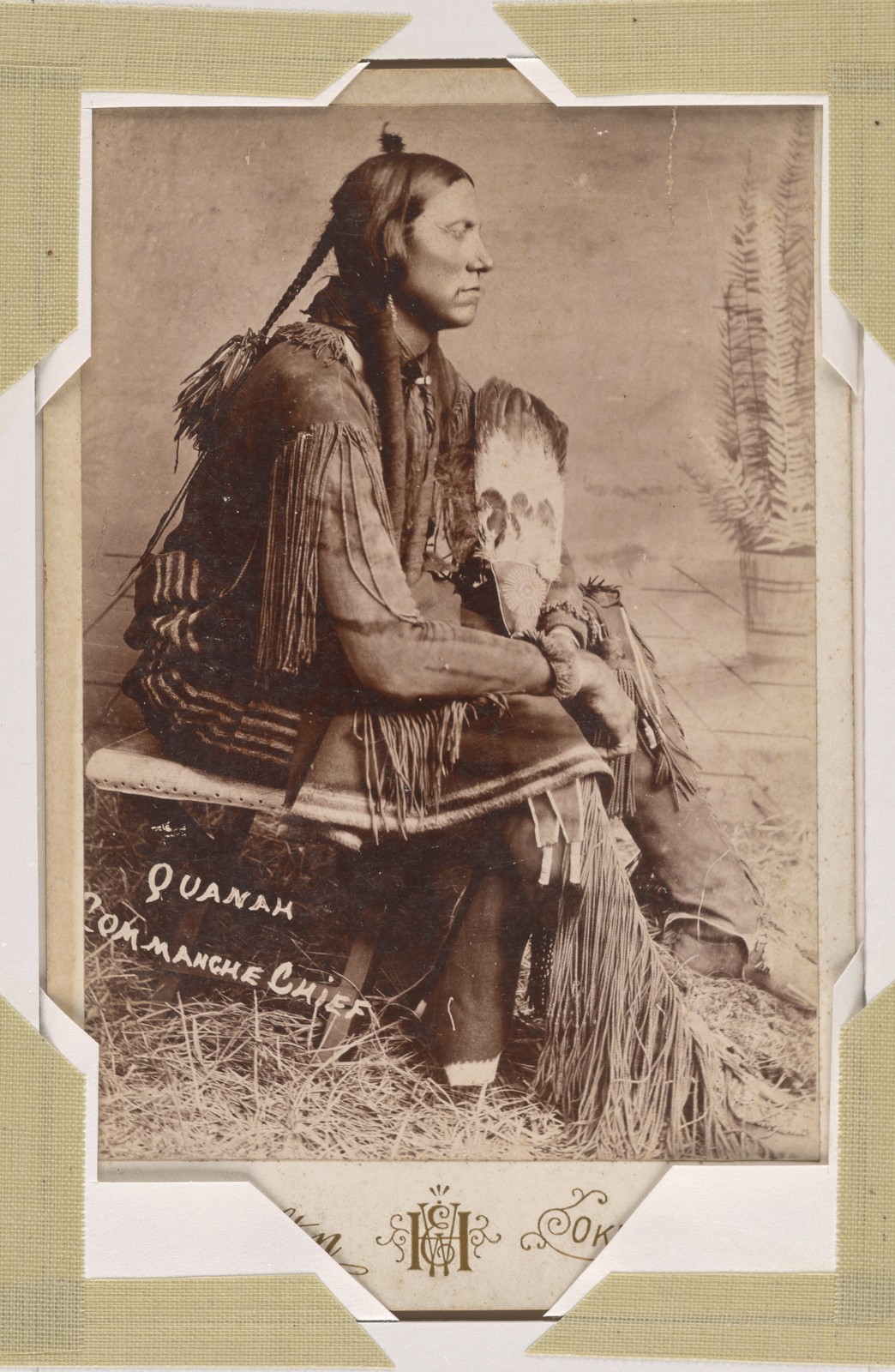 Quanah Parker Comanche Chief 1890 Vintage Portrait Photo Reprint
