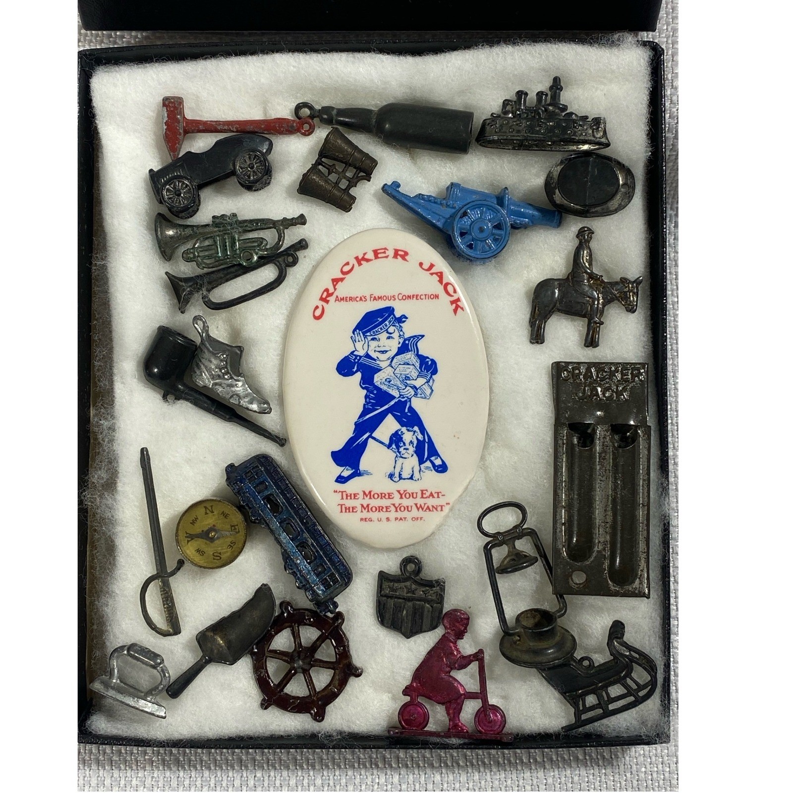 Vintage Cracker Jack Toys & Prize Charms Sailor Jack Advertising Collectibles Vintage Cracker Jack Toys & Prize Charms Sailor Jack Advertising Collectibles