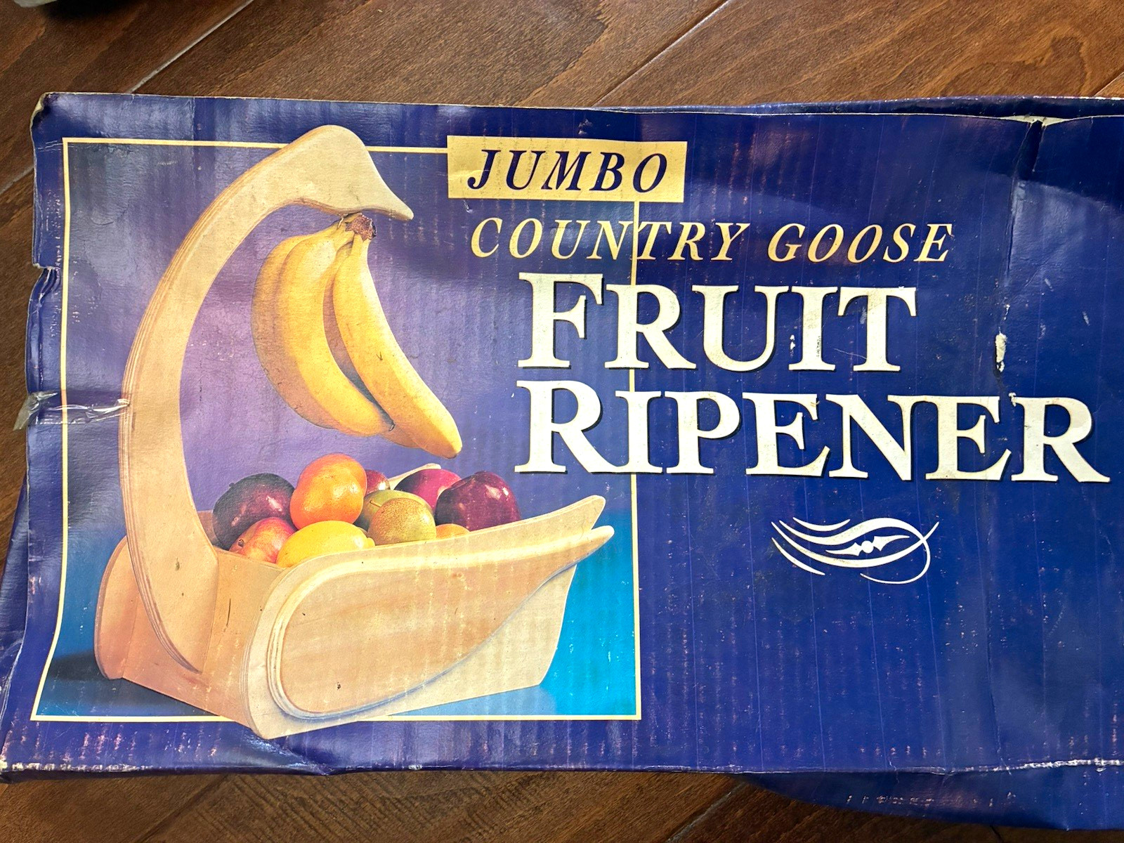 VTG Jumbo Country Goose Fruit Ripener Wood Kit w/ Hooks,Screws, Instructions DIY VTG Jumbo Country Goose Fruit Ripener Wood Kit w/ Hooks,Screws, Instructions DIY