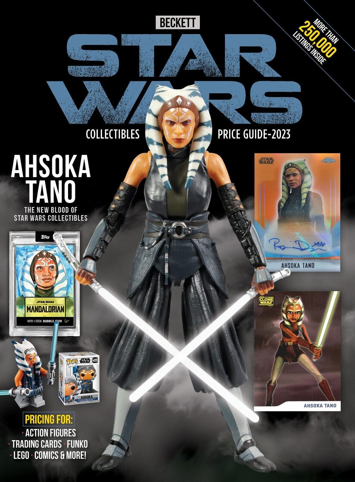New 2023 Beckett Star Wars Collectibles #7 Price Guide Book With AHSOKA TANO