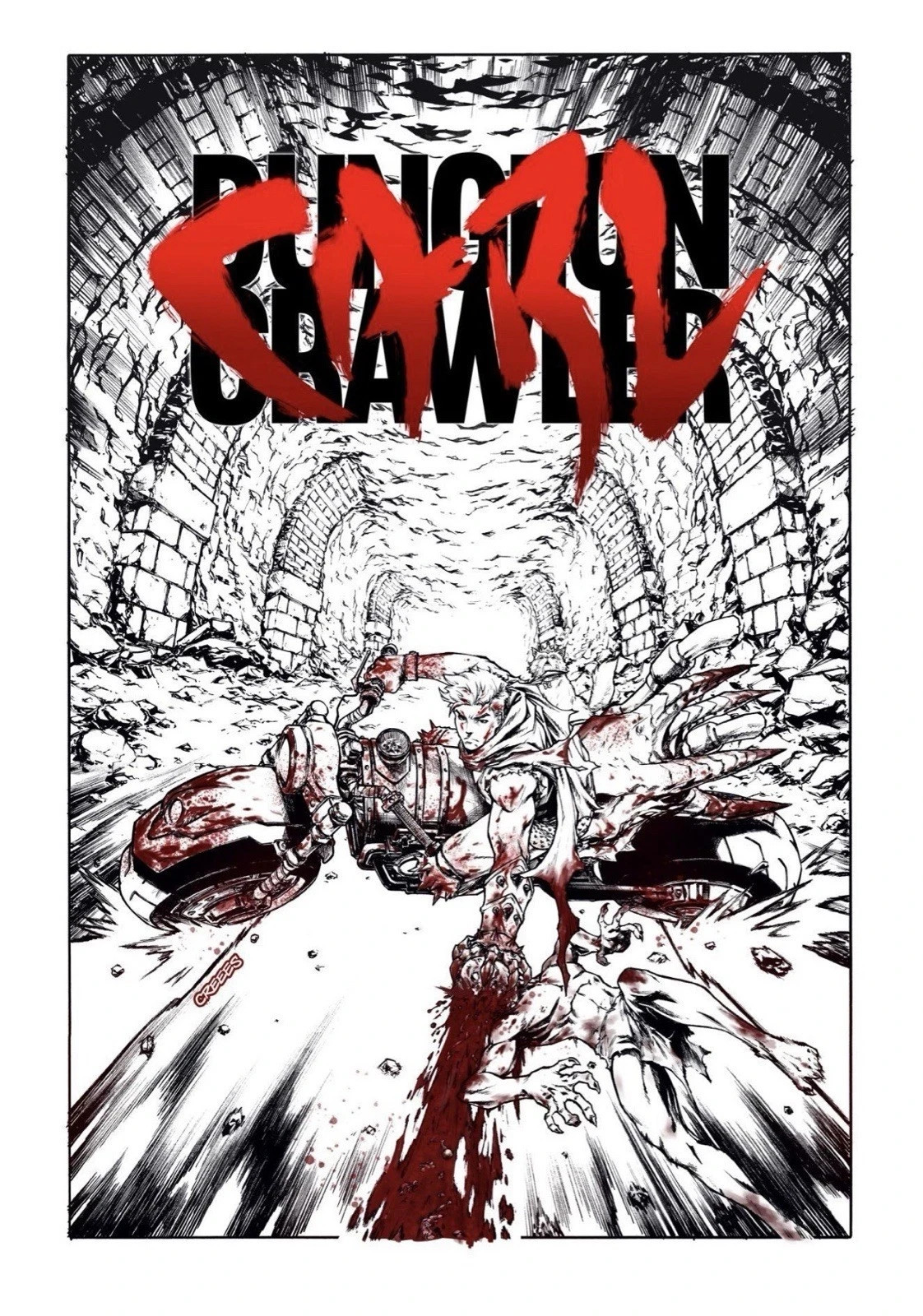 DUNGEON CRAWLER CARL #0 CREEES LEE NYCC B&W AKIRA LTD 200 PRESALE SHIPS 10/16