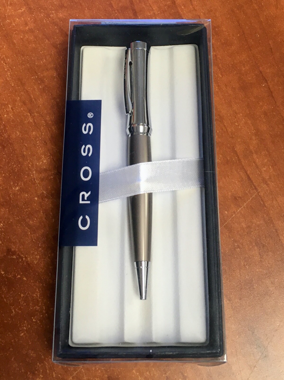 Cross Parasol Chrome and Titanium Twist Ballpoint Pen