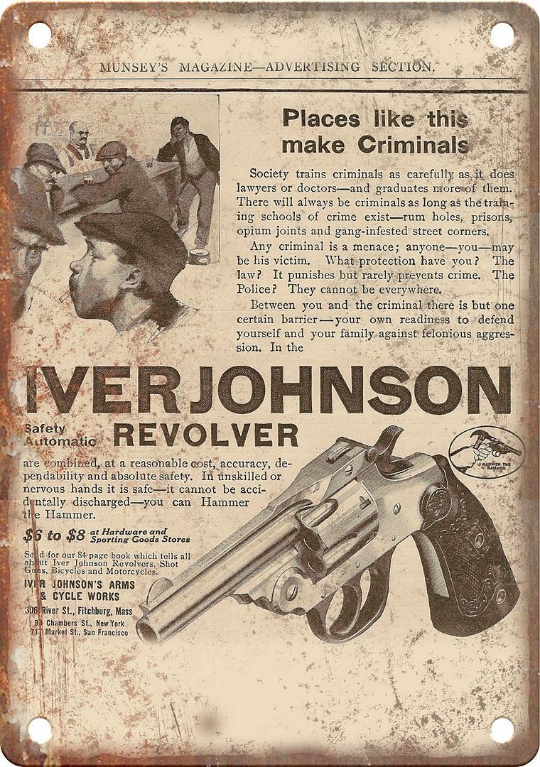 Iver Johnson Revolver Retro Ad 12\ Iver Johnson Revolver Retro Ad 12\