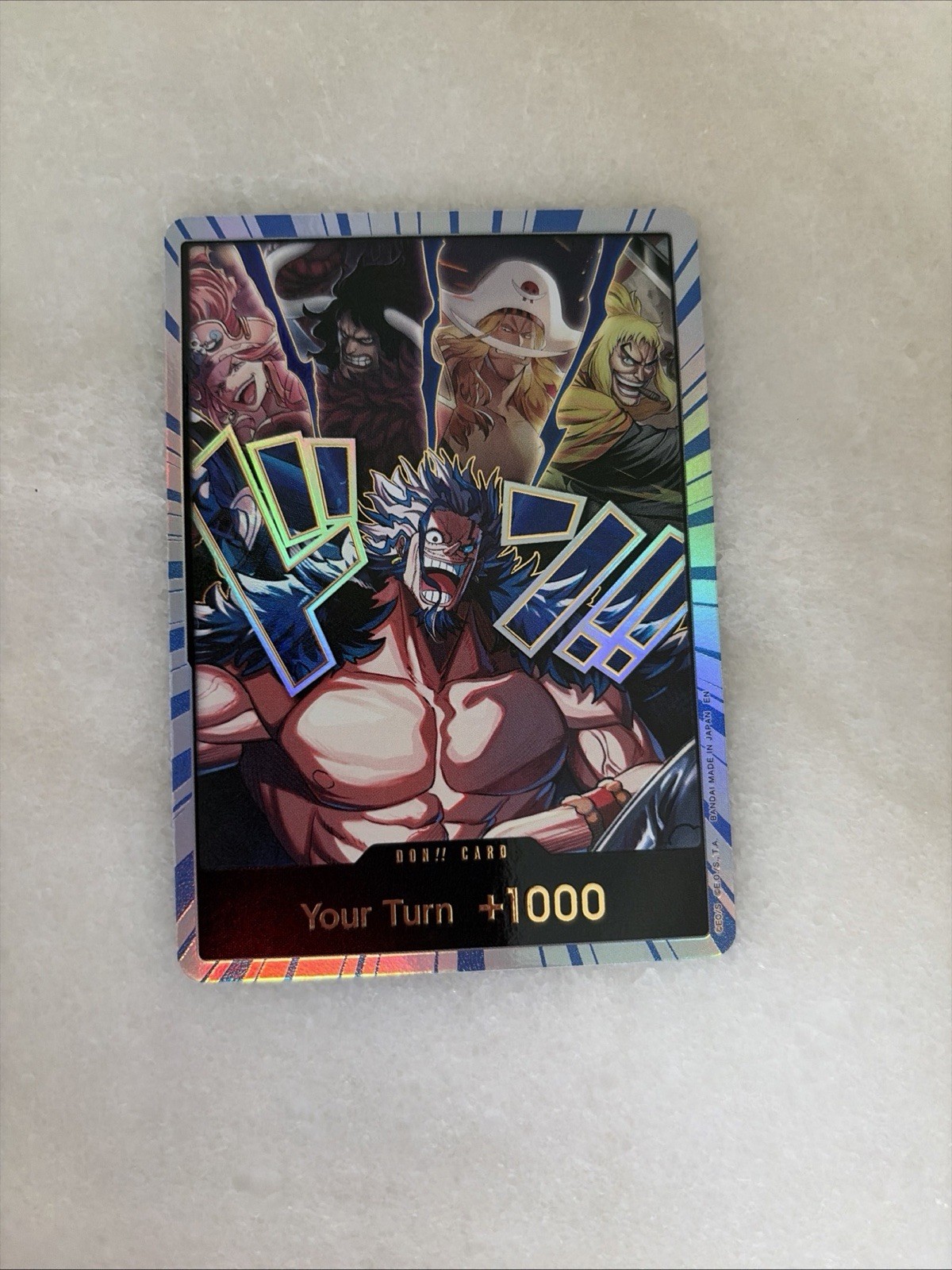 DON Card Alternate Art/Rocks/Special Foil The World's Strongest Warriors Foil. DON Card Alternate Art/Rocks/Special Foil The World's Strongest Warriors Foil.