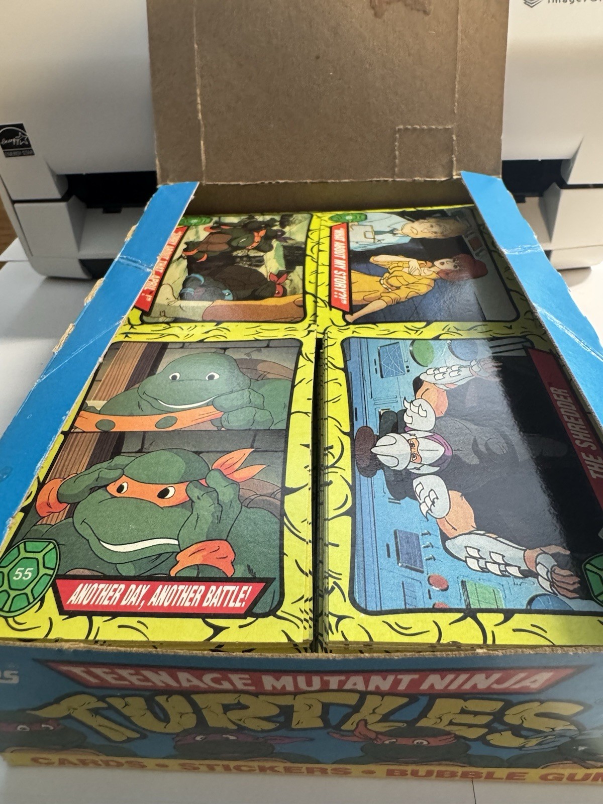 1989 Topps Teenage Mutant Ninja Turtles LOT OF 400+ Cards Newly Opened w/ Box 1989 Topps Teenage Mutant Ninja Turtles LOT OF 400+ Cards Newly Opened w/ Box