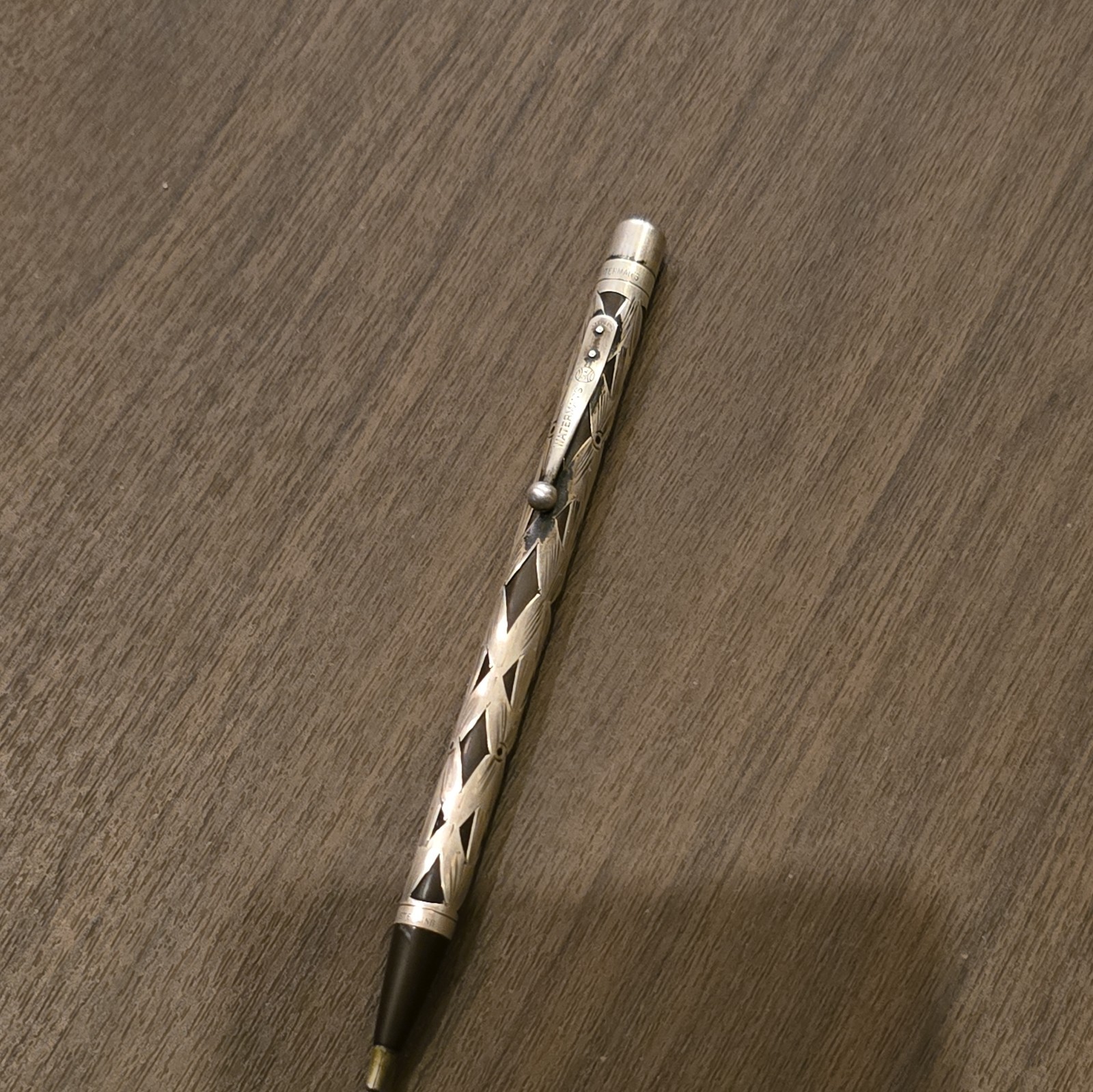 Vtg 1920\'s Waterman Ideal Sterling Silver Mechanical Pencil 452 Vtg 1920\'s Waterman Ideal Sterling Silver Mechanical Pencil 452
