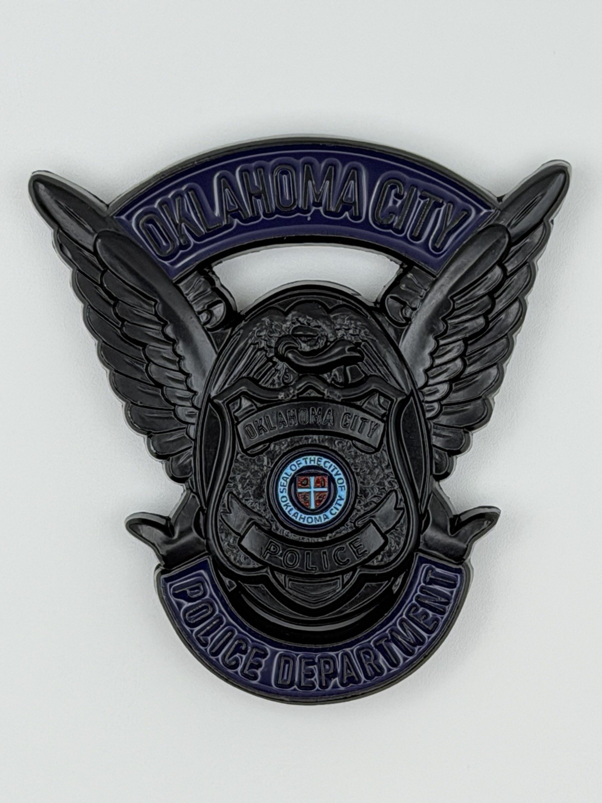 Oklahoma City Police Department Challenge Coin City of Oklahoma Motors (Black)