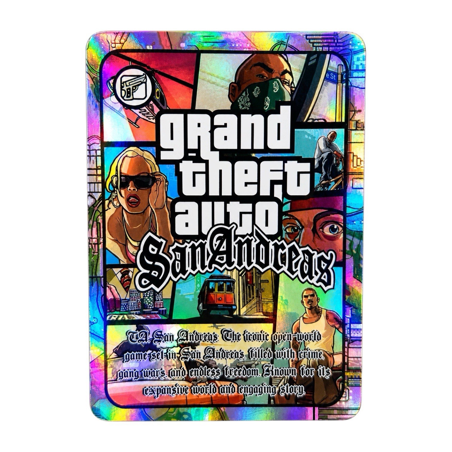 MEGA RARE GTA San Andreas Unjust Nostalgia PS2 Series Trading Card