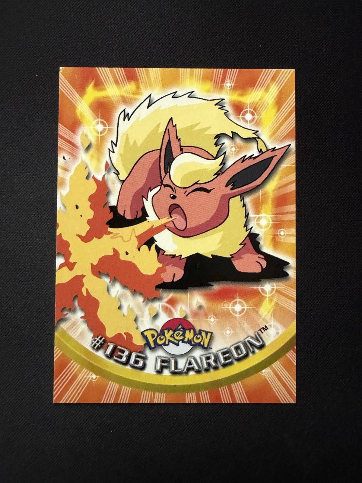 2000 Topps Pokemon TV Animation Edition Series 3 #136 Flareon 2000 Topps Pokemon TV Animation Edition Series 3 #136 Flareon