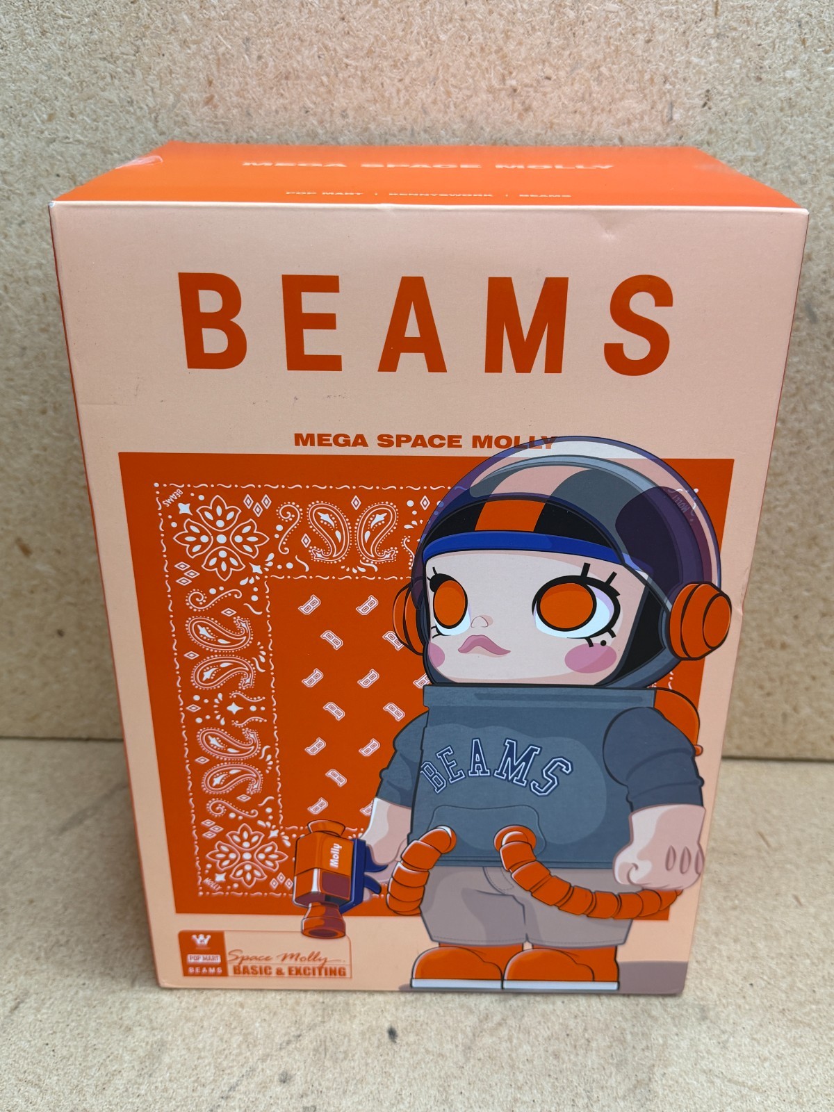 ⚡️Pop Mart Space Molly x BEAMS Mega Space Molly 400% Figurine Sealed NEW ⚡️