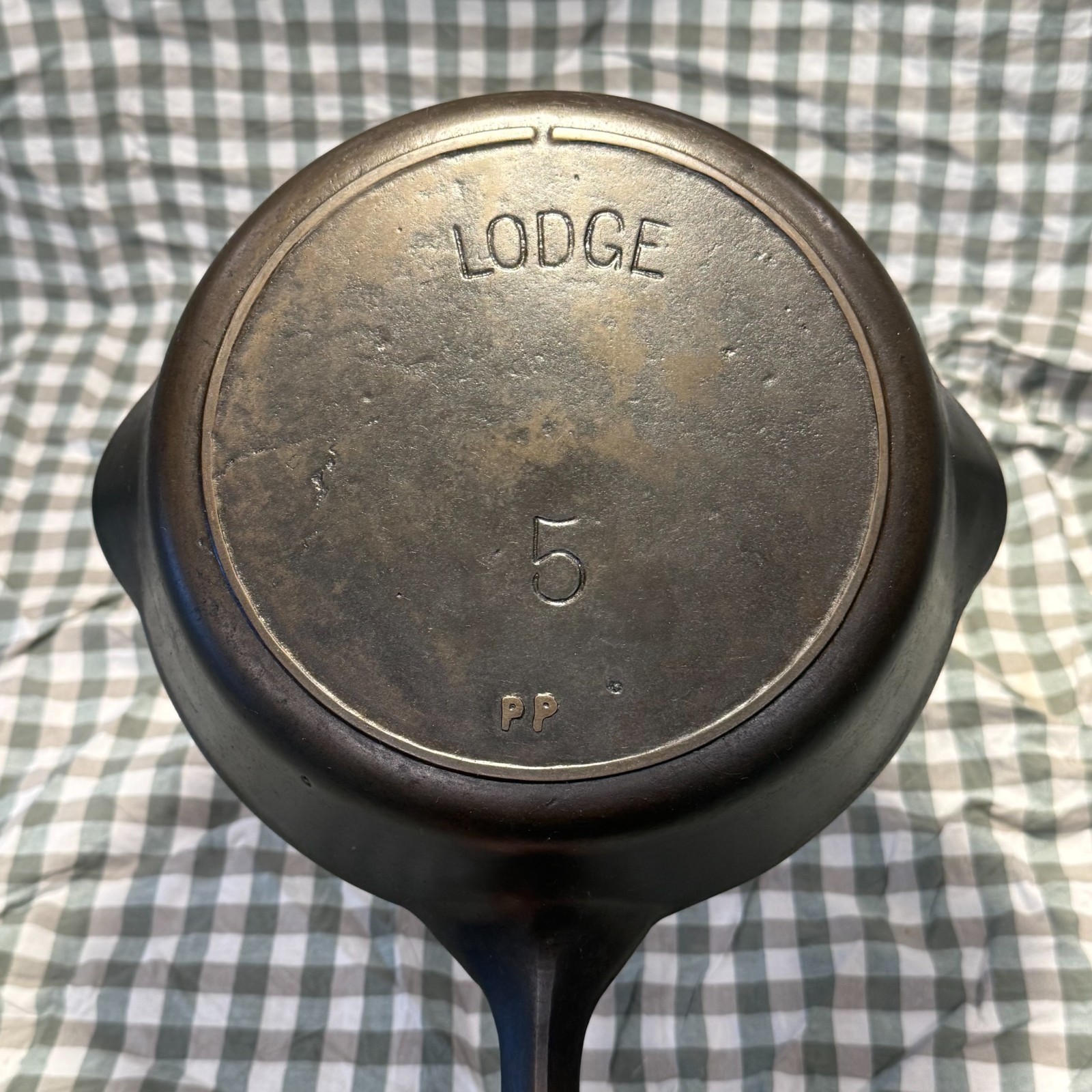Vintage 1930s Arc Logo Lodge No. 5 Single-Notch Skillet Restored Ready to Use