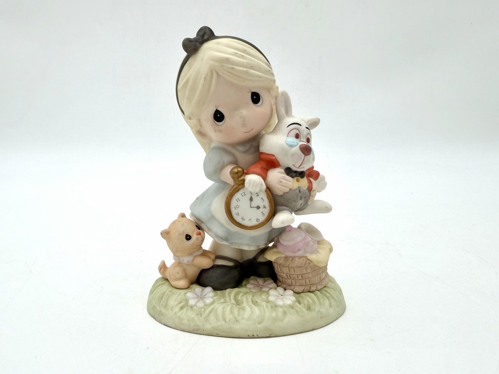 Precious Moments Disney Alice in Wonderland Never Too Late Figurine 730011 2007 Precious Moments Disney Alice in Wonderland Never Too Late Figurine 730011 2007